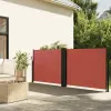 vidaXL Terrakotta behúzható oldalsó napellenző 140 x 1000 cm