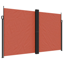 vidaXL terrakotta behúzható oldalsó napellenző 200 x 600 cm kerti bútor
