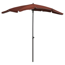 vidaXL terrakotta napernyő rúddal 200 x 130 cm kerti bútor