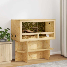 vidaXL Terrárium alap Barna 100 x 50 x 50 cm OSB terrárium, vivárium