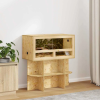 vidaXL Terrárium Barna 80 x 40 x 40 cm OSB