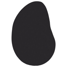 vidaXL Területszőnyeg Fekete 80x150 cm Poliészter Csúszásmentes (4103747) lakástextília