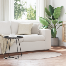 vidaXL Területszőnyeg Homok 80x150 cm Poliészter Csúszásmentes lakástextília