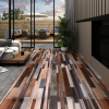 vidaXL többszínű 2 mm-es PVC padlóburkolat 5,26 m²