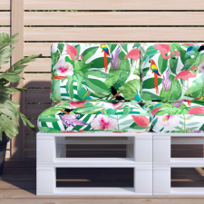 vidaXL többszínű szövet raklappárna 60 x 40 x 12 cm lakástextília