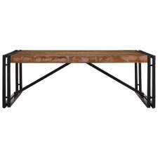 vidaXL többszínű tömör újrahasznosított fa dohányzóasztal 100x100x35cm (4016668) bútor