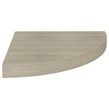 vidaXL tölgyszínű MDF lebegő sarokpolc 35 x 35 x 3,8 cm (323925) bútor