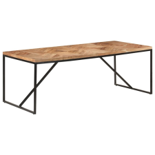 vidaXL tömör akác és mangófa étkezőasztal 200 x 90 x 76 cm bútor