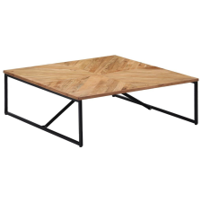 vidaXL tömör akácfa dohányzóasztal 110 x 110 x 36 cm bútor