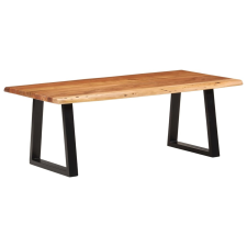 vidaXL tömör akácfa dohányzóasztal 110 x 55 x 40 cm bútor