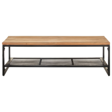 vidaXL tömör akácfa dohányzóasztal 110 x 60 x 35 cm (320246) bútor