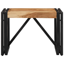 vidaXL tömör akácfa dohányzóasztal 50x50x35 cm (4016681) bútor