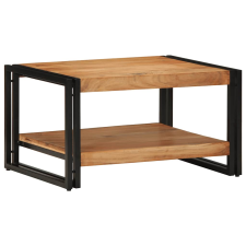 vidaXL tömör akácfa dohányzóasztal 70x50x38 cm (4102719) bútor