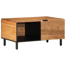 vidaXL tömör akácfa dohányzóasztal 80 x 50 x 40 cm bútor