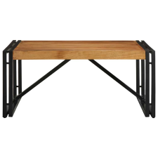 vidaXL tömör akácfa dohányzóasztal 80x80x35 cm (4016672) bútor
