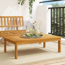 vidaXL tömör akácfa kerti asztal 100 x 60 x 30 cm kerti bútor
