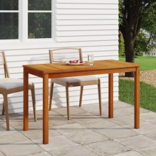 vidaXL tömör akácfa kerti asztal 110 x 55 x 67 cm kerti bútor