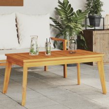 vidaXL Tömör akácfa kerti étkezőasztal 100 x 55 x 45 cm kerti bútor