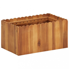 vidaXL Tömör akácfa kerti magaságyás 50 x 30 x 25 cm kerti dekoráció