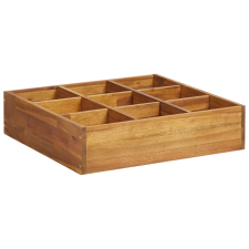 vidaXL tömör akácfa kerti magaságyás 60 x 60 x 15 cm (46575) kerti tárolás
