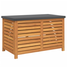 vidaXL tömör akácfa kerti tárolóláda 90x48x55 cm (367839) kerti tárolás