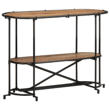vidaXL tömör akácfa tálalóasztal 110 x 42 x 76 cm bútor