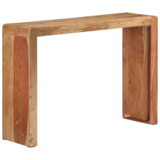 vidaXL tömör akácfa tálalóasztal 110x30x76 cm bútor