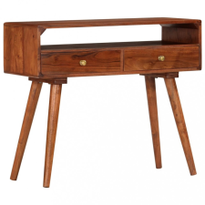 vidaXL Tömör akácfa tálalóasztal 90 x 35 x 76 cm bútor