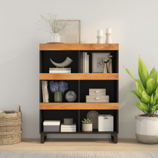 vidaXL tömör akácfa tálalószekrény 85 x 33 x 107 cm bútor