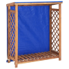 vidaXL tömör akácfa tűzifatároló 105 x 38 x 118 cm