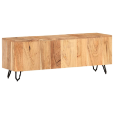 vidaXL tömör akácfa TV-szekrény 110 x 30 x 40 cm bútor
