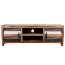 vidaXL tömör akácfa TV-szekrény 120 x 35 x 40 cm (246044) bútor