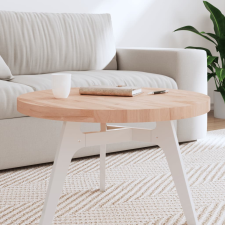 vidaXL tömör bükkfa kerek asztallap Ø70 x 4 cm bútor