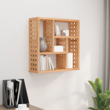vidaXL tömör diófa falipolc 49 x 15 x 49 cm bútor