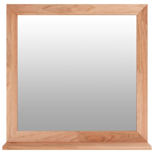 vidaXL tömör diófa falitükör 55 x 55 cm (350358) bútor
