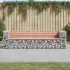 vidaXL tömör douglas fa gabion kerti pad 244 x 71 x 65,5 cm