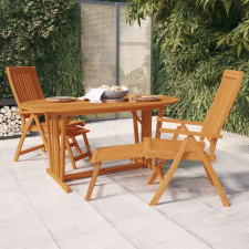 vidaXL Tömör eukaliptuszfa kerti asztal 160 x 85 x 75 cm kerti bútor