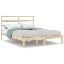 vidaXL tömör fa ágykeret 120 x 190 cm (4FT Small Double) (3104903) ágy és ágykellék