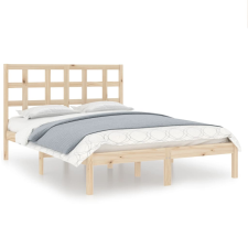 vidaXL tömör fa ágykeret 120 x 190 cm (4FT Small Double) (3105440) ágy és ágykellék
