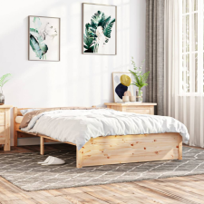 vidaXL tömör fa ágykeret 120x200 cm ágy és ágykellék