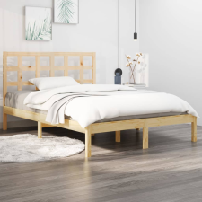 vidaXL tömör fa ágykeret 140 x 190 cm ágy és ágykellék