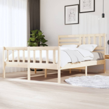 vidaXL tömör fa ágykeret 140 x 200 cm ágy és ágykellék