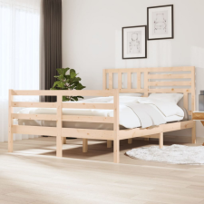 vidaXL tömör fa ágykeret 160 x 200 cm ágy és ágykellék