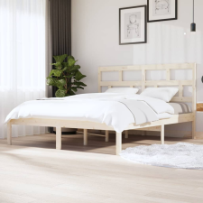 vidaXL tömör fa ágykeret 180 x 200 cm (6FT Super King) ágy és ágykellék