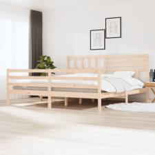vidaXL Tömör fa ágykeret 200 x 200 cm ágy és ágykellék