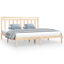 vidaXL tömör fa ágykeret 200 x 200 cm (3105270) ágy és ágykellék