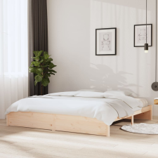 vidaXL tömör fa ágykeret 200x200 cm ágy és ágykellék