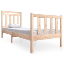 vidaXL tömör fa ágykeret 75 x 190 cm (2FT6 Small Single) (3100679) ágy és ágykellék