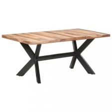 vidaXL Tömör fa étkezőasztal paliszander felülettel 180 x 90 x 75 cm bútor