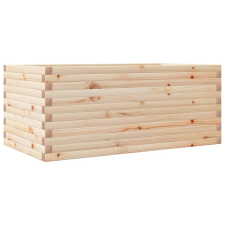 vidaXL tömör fenyő kerti virágláda 110 x 60 x 45,5 cm kerti tárolás